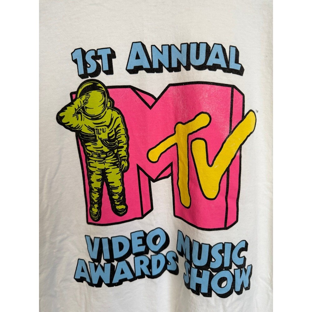 Men’s MTV 1st Annual Video Music Awards Show White T-Shirt Size X-large - Picture 2 of 5